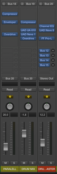 Dynamics - parallel compression